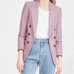 Veronica Beard Beacon Dickey Blazer Jacket in Orchid Purple Size 8 $698 MSRP